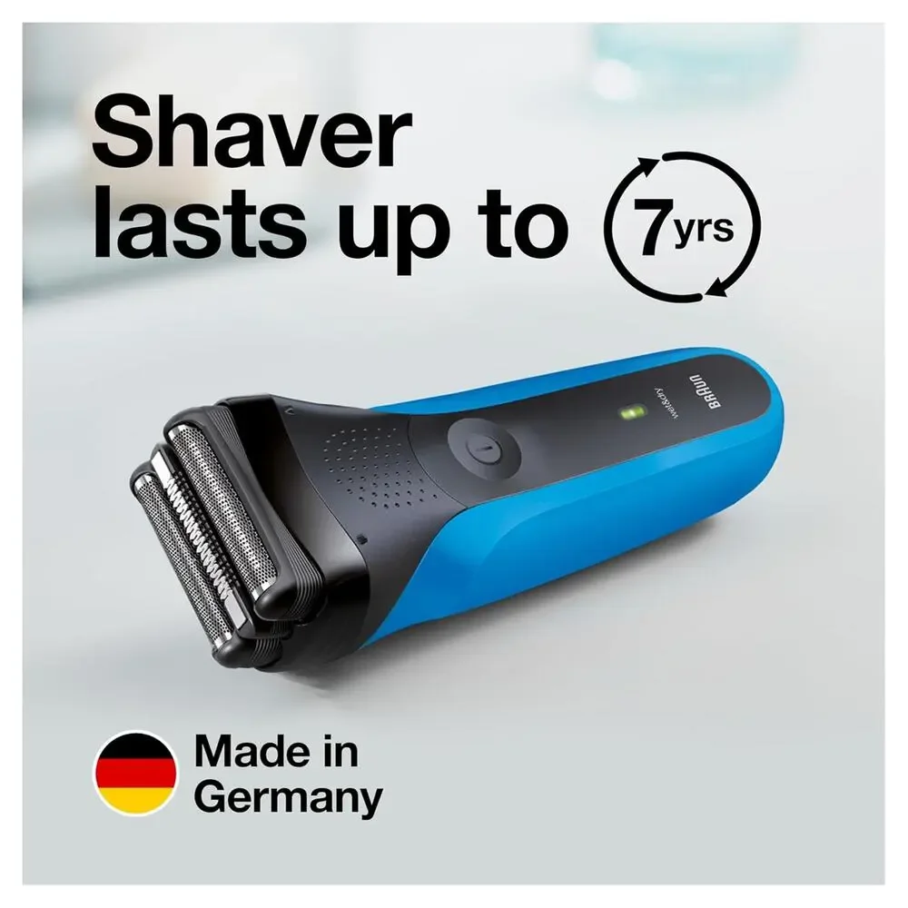 Open box Braun Series 3 310s Wet & Dry Electric Shaver for Men/Rechargeable